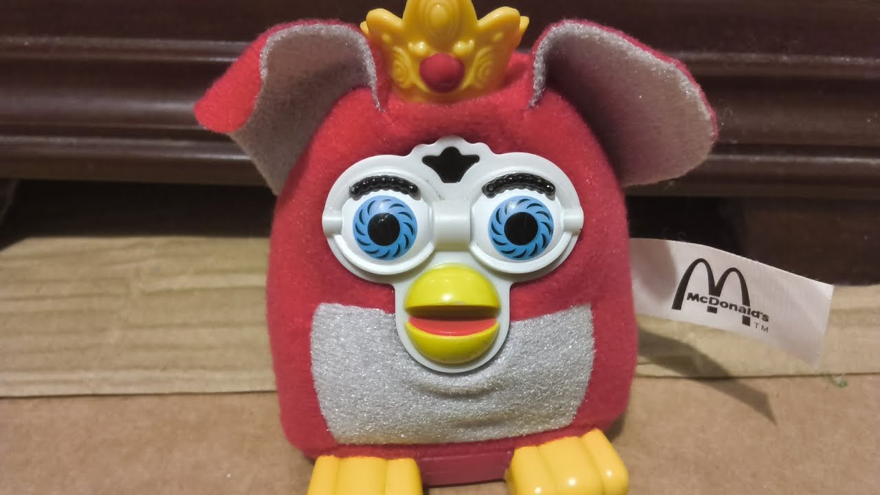 McDonald's 2001 talking furby keychain (very annoying) 