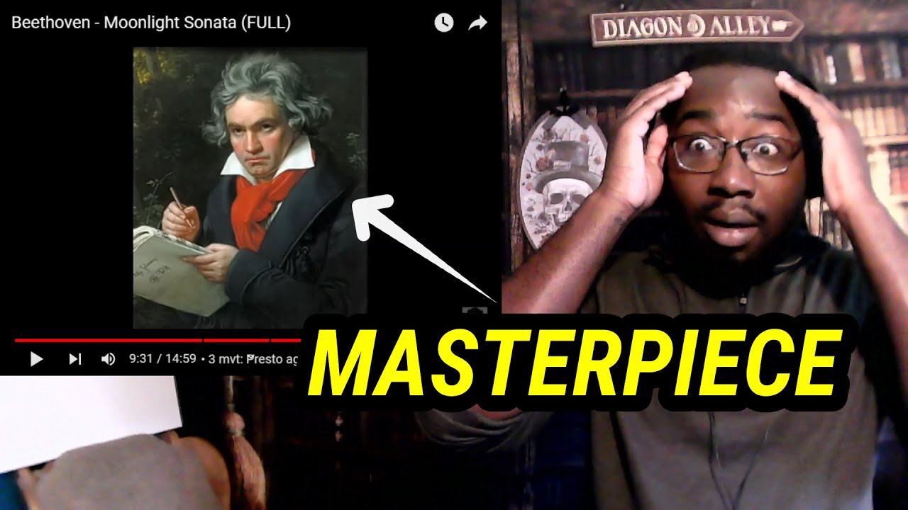 American Guy Reacts to Beethoven - Moonlight Sonata (FULL)