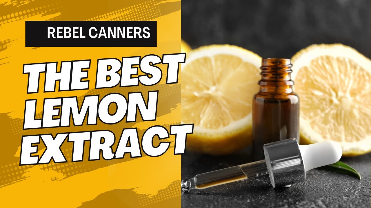 Homemade lemon extract