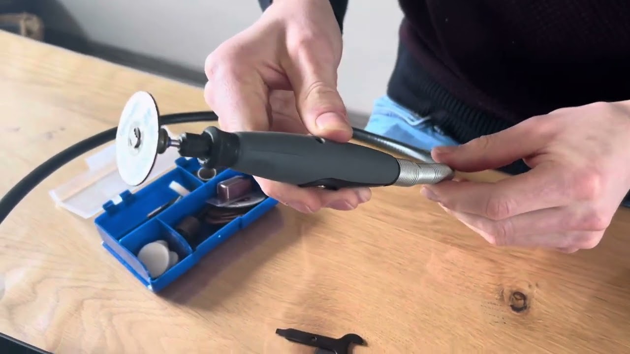 Test du Dremel 3000 sur métal