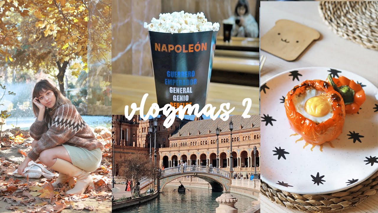 📷 Fotos en Plaza de España, Pimiento relleno de quinoa, Vemos Napoleón y Primer regalo l VLOGMAS 2