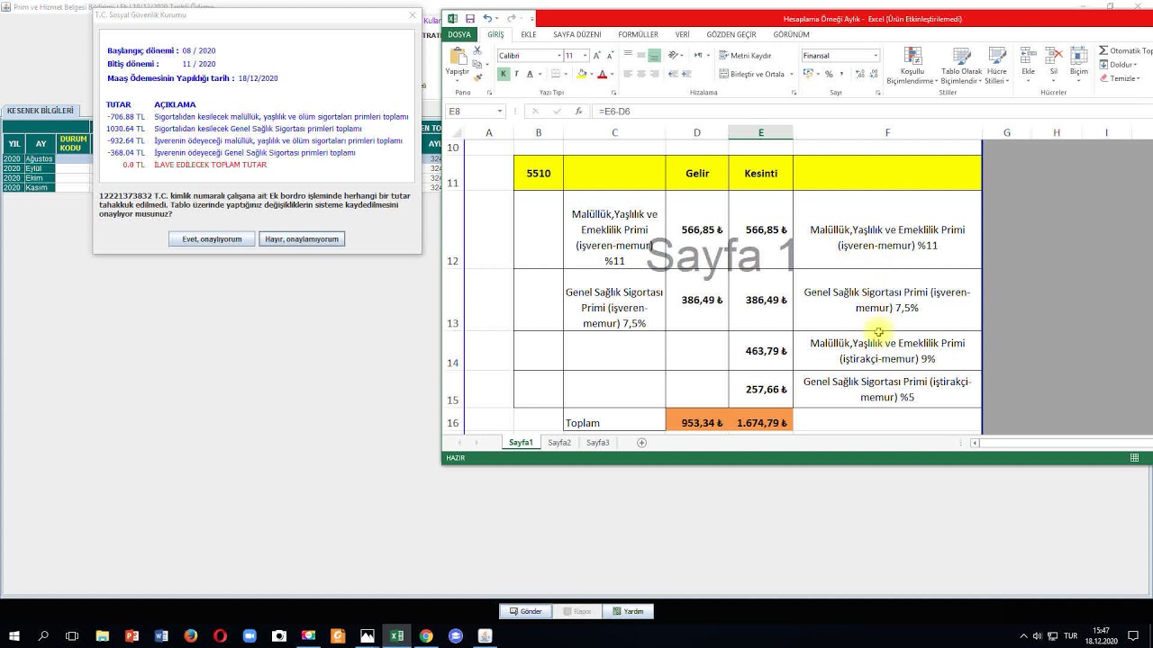 Kesenek Bilgi Sistemi  - 5434'e tabi  olan personeli 5510'a çevirme işlemi - uzmanmutemet.com