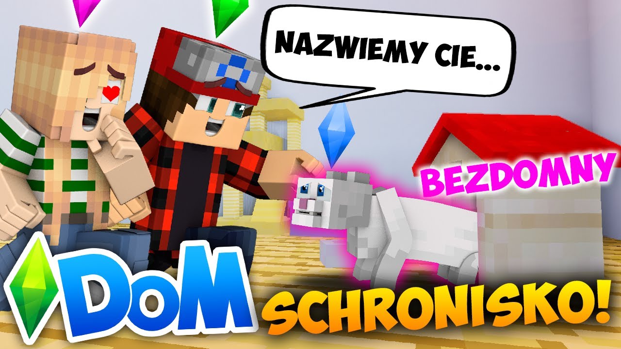 😻😍 MINECRAFT DOM #82 - IDZIEMY DO SCHRONISKA?! *adoptowaliśmy słodkiego KOTKA?!* | SIMSCRAFT