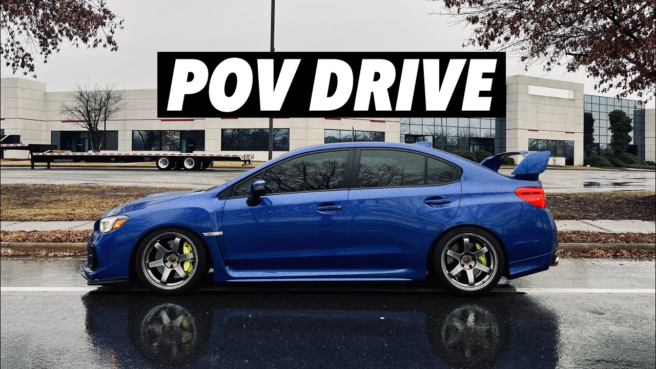 2021 Subaru WRX STI- POV Rainy Drive ASMR