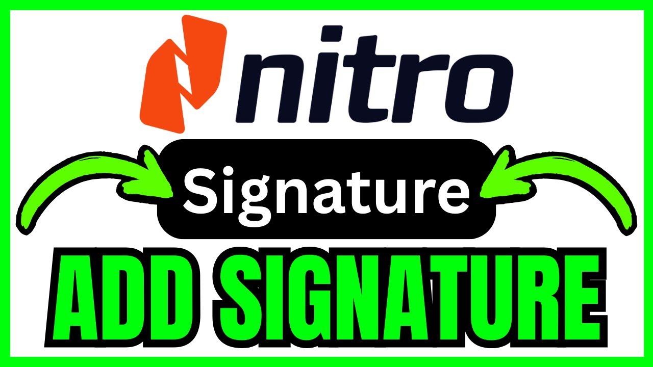 Как добавить цифровую подпись в Nitro (PDF, быстро и легко) 2026