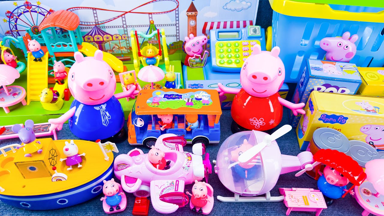 20 Minutes Satisfying With Unboxing Peppa Pig Super Playground Toys Set Review Toys ASMR