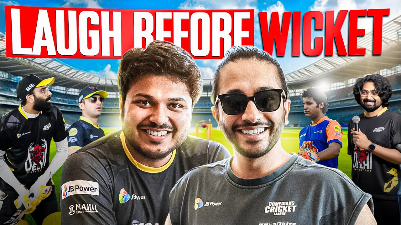 Comedians take Over an International Cricket Stadium @raviguptacomedy @GauravKapoor @ashishsolanki_1