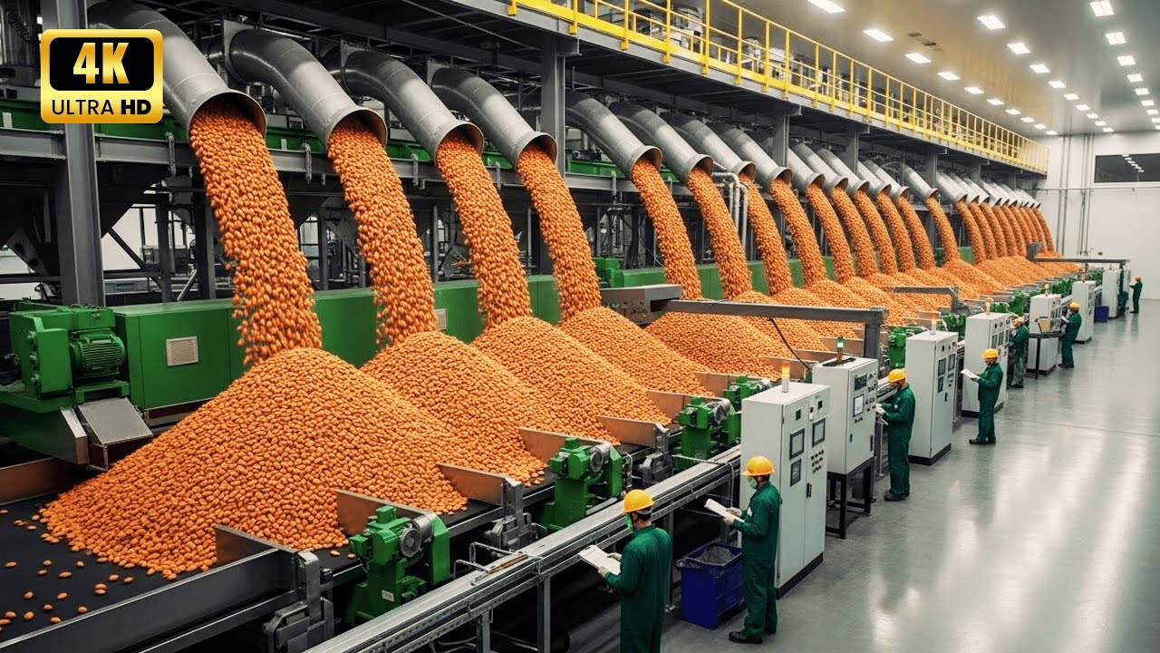 Usine d'Amandes en Californie : La Technologie Cachée Derrière Votre Snack Préféré