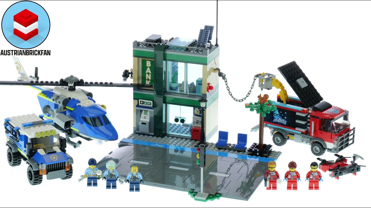 LEGO City 60317 Police Chase at the Bank - LEGO Speed Build Review
