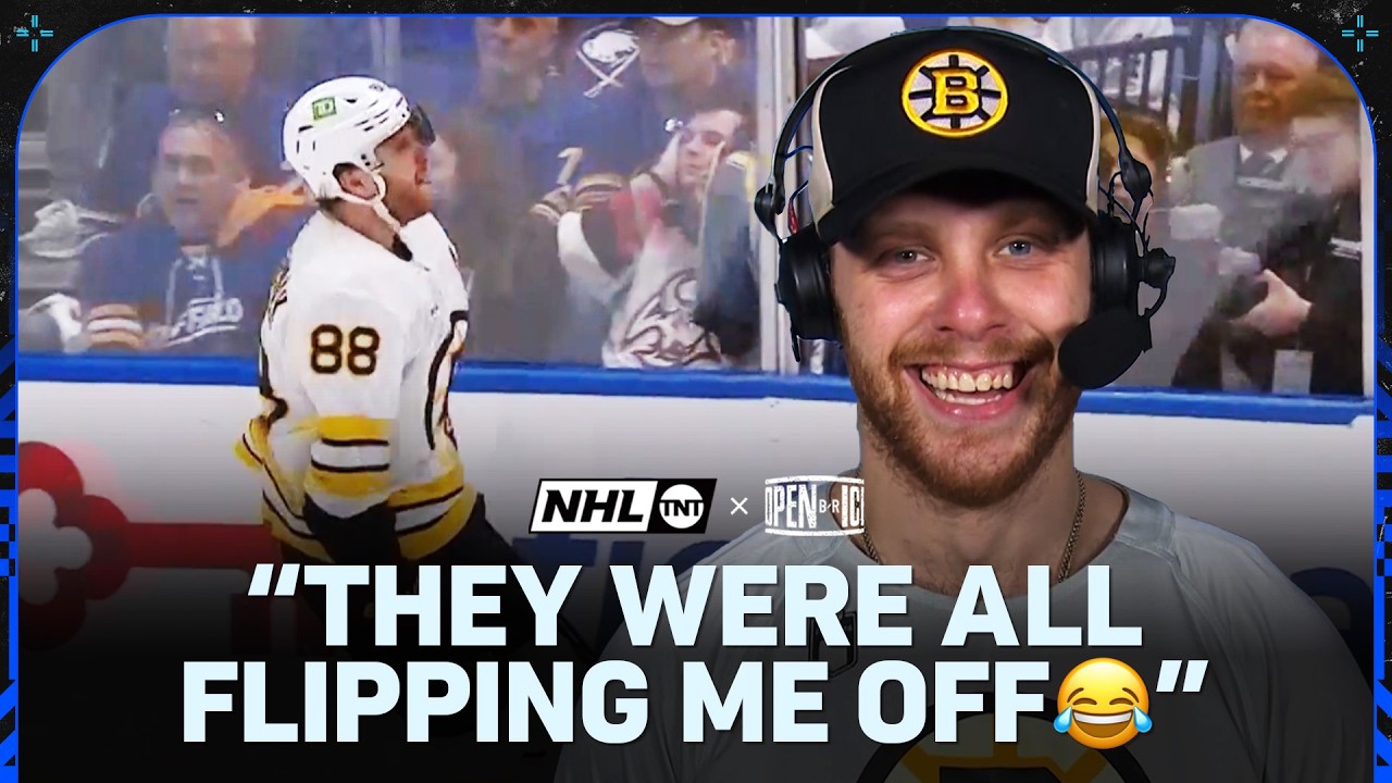 David Pastrnak Explains Why He Taunted Buffalo Fans After OT Winner 🥶