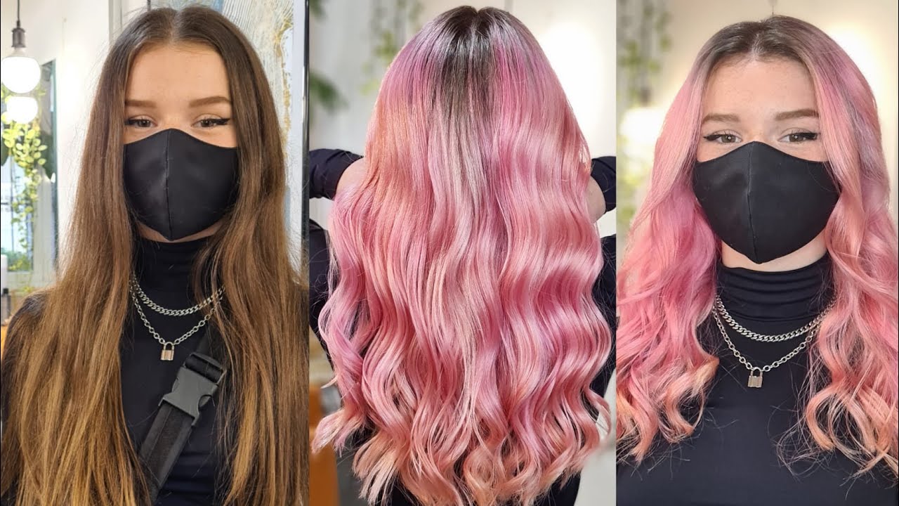 Como decolorar correctamente el pelo 🌸baby pink🌸