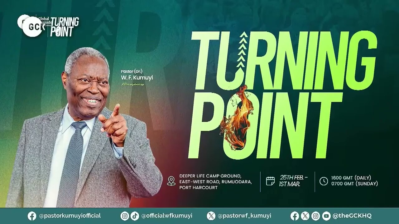 A Turning Point Decision That Determines Destiny || Turning Point || Day 1 || GCK