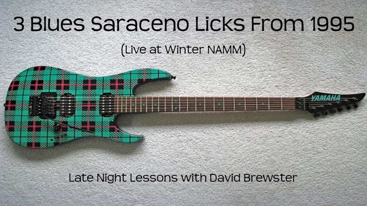 3 Blues Saraceno Licks From 1995