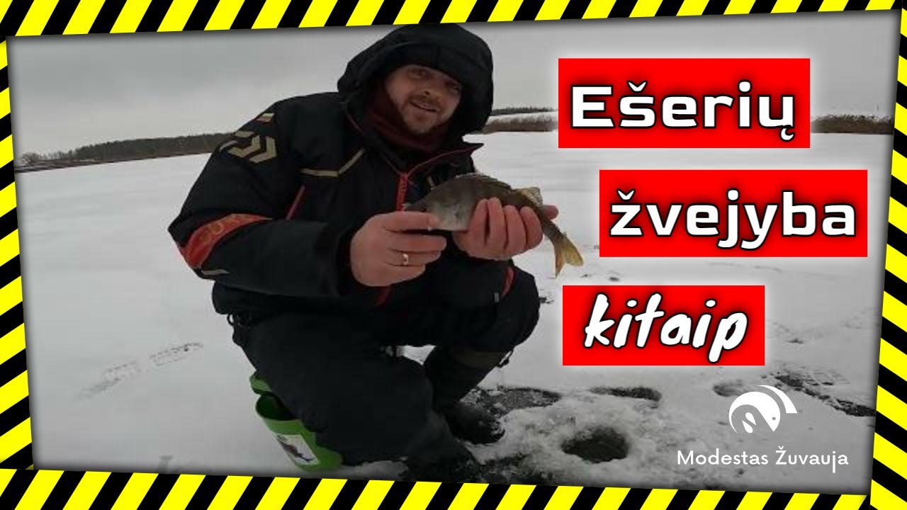 Ešerių žvejyba žiemą kitaip