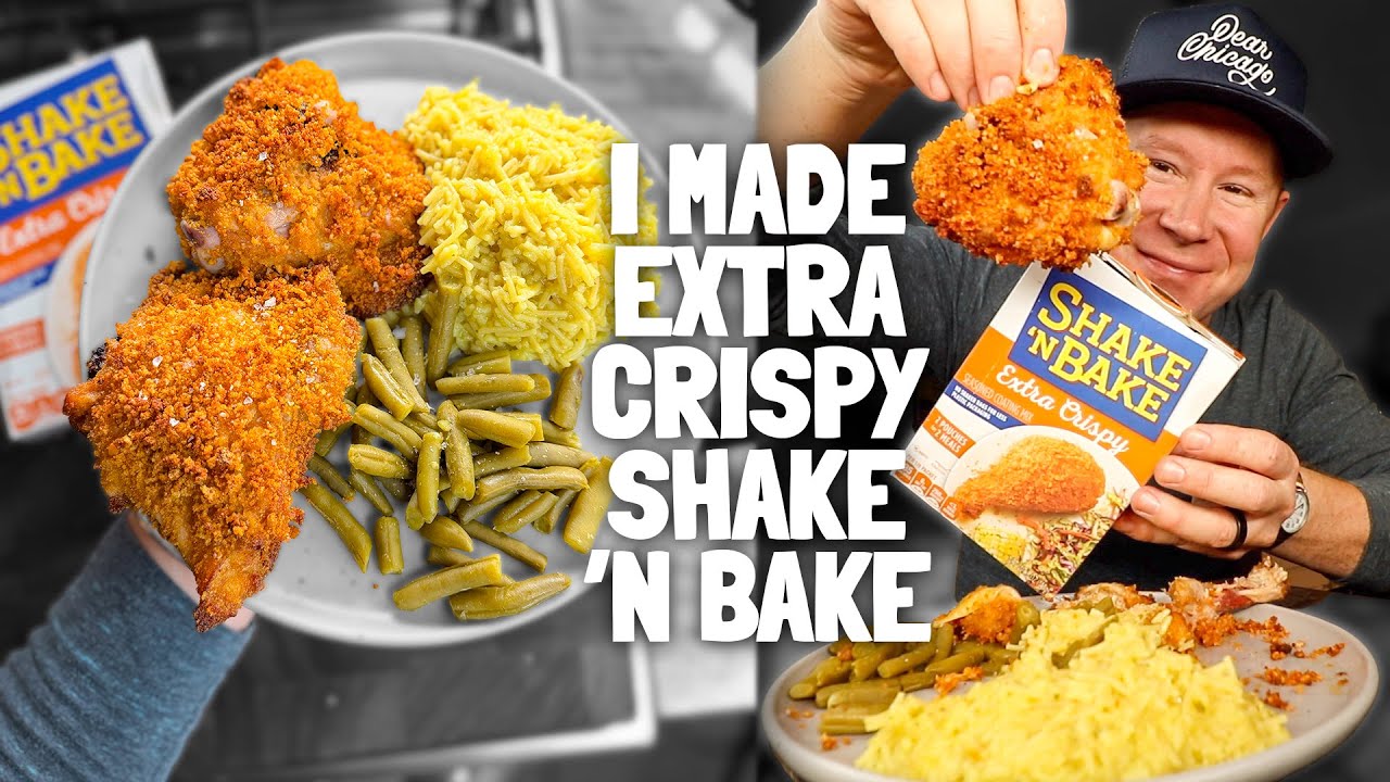 Впервые попробовала хрустящий Shake 'N Bake 🍗