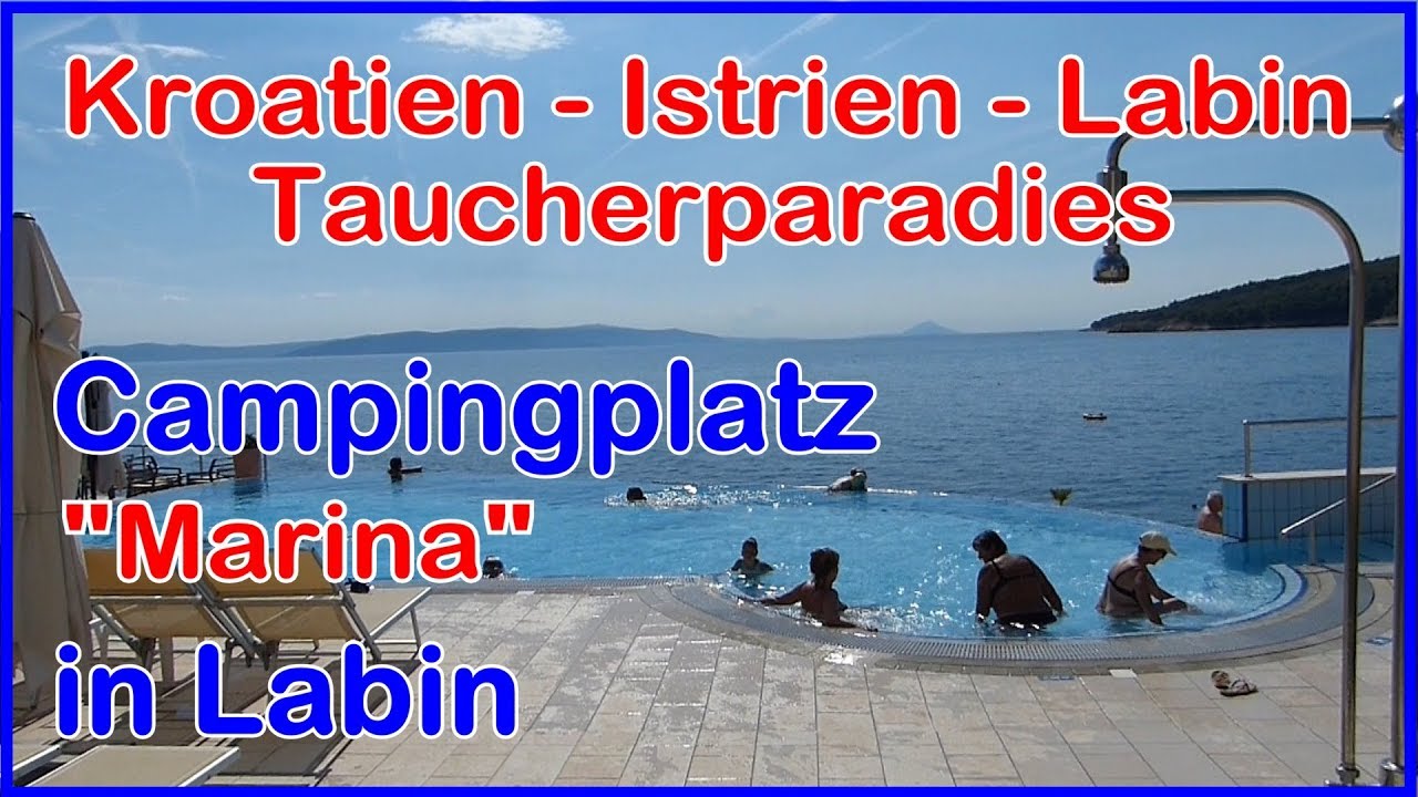 Wohnmobil Campingplatz Marina in Kroatien - Istrien - Labin Taucherparadies
