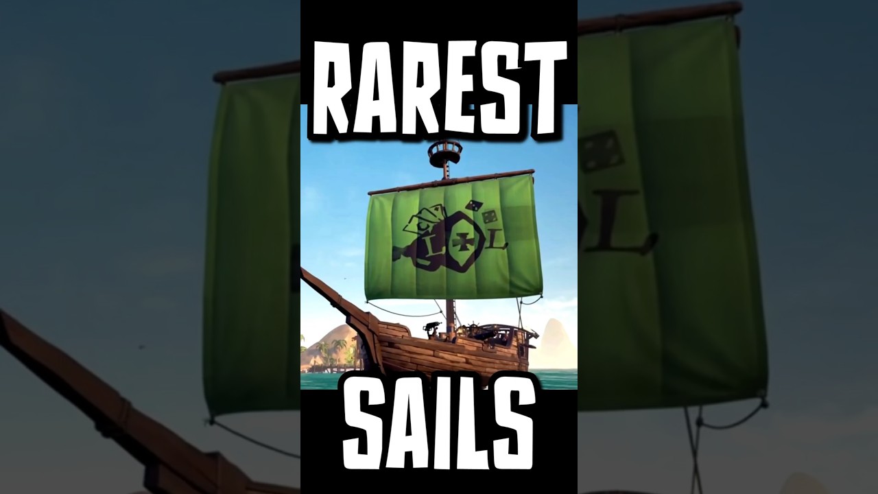 RAREST SAILS Loot 'N Lore Sails #seaofthieves #seaofthievesmoments #seaofthievesclips