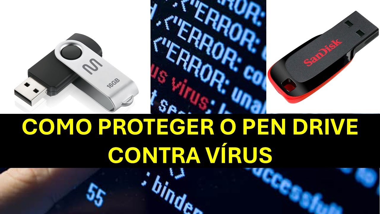 Como proteger o pen drive contra vírus