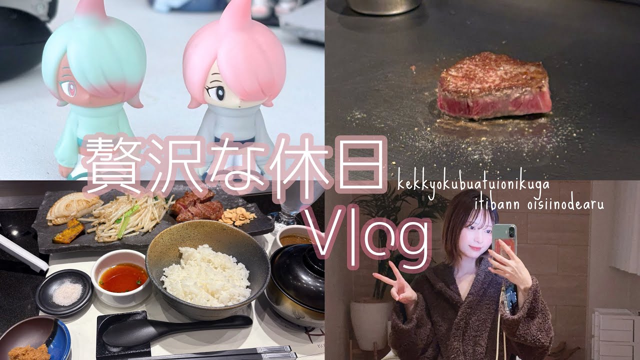 【Vlog】無職、ついに働くので就職祝いにひとりで打ち上げをした。