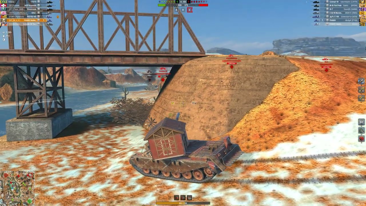 WoT: Blitz // FV4005 // догризаю всіх, медаль Пула // шлях до 3 відміток