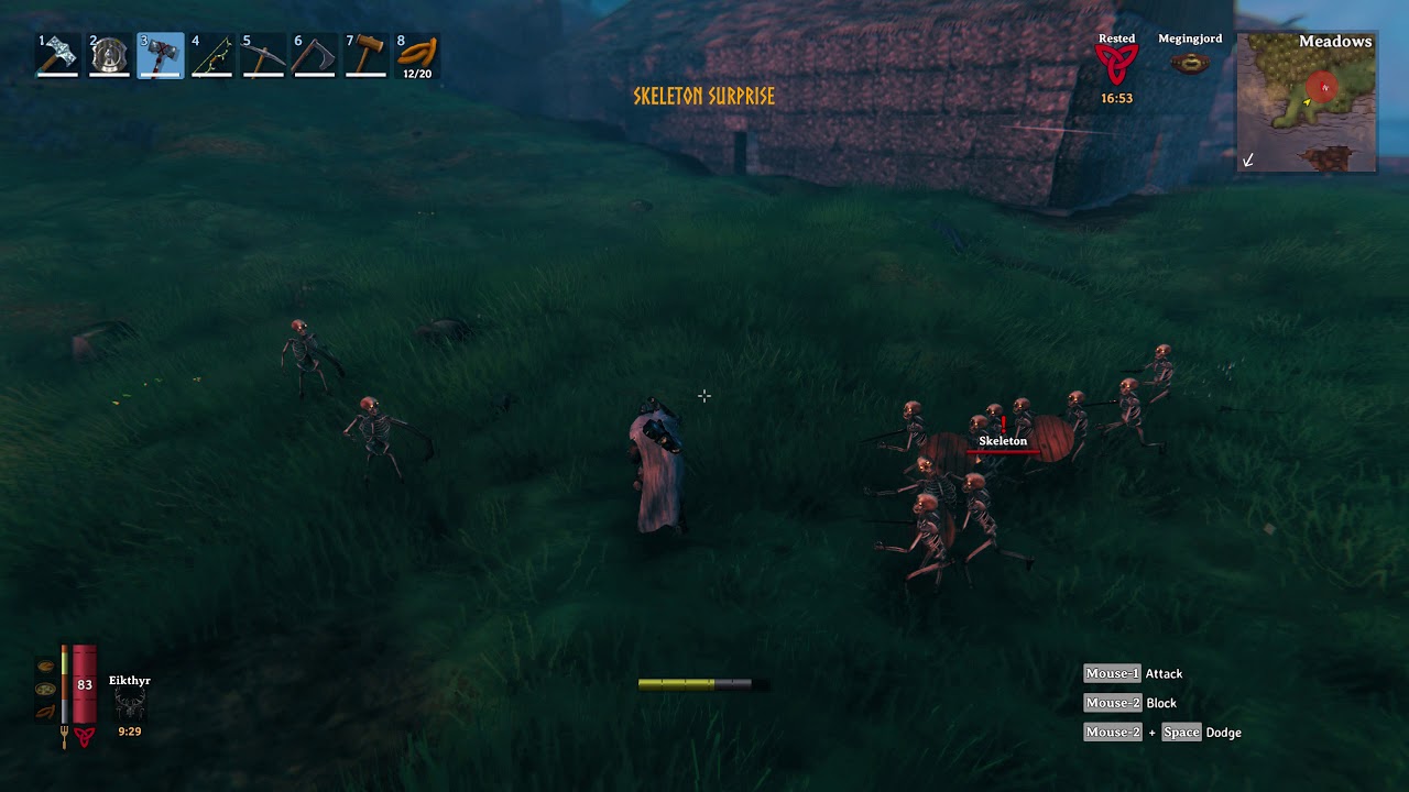 Valheim - Skeleton Surprise Vs Iron Sledge