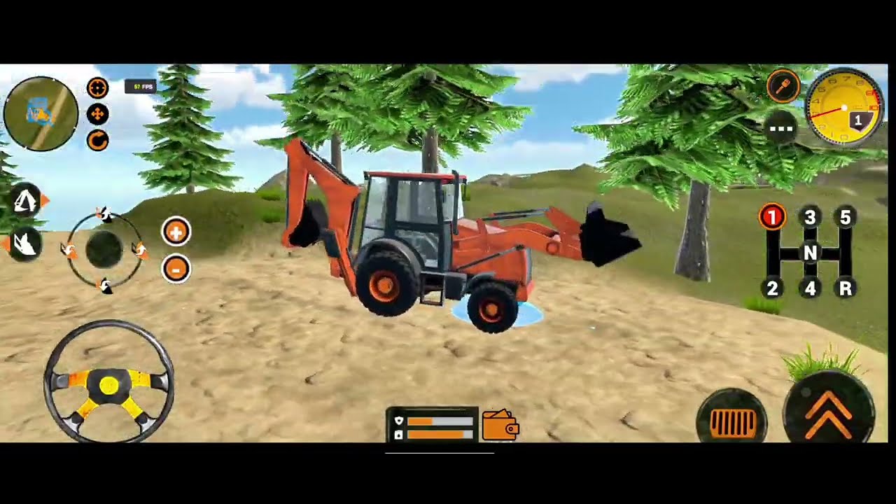 Jcb Backhoe Loader Driving - Bus Simulator Indonesia #Jcb #14