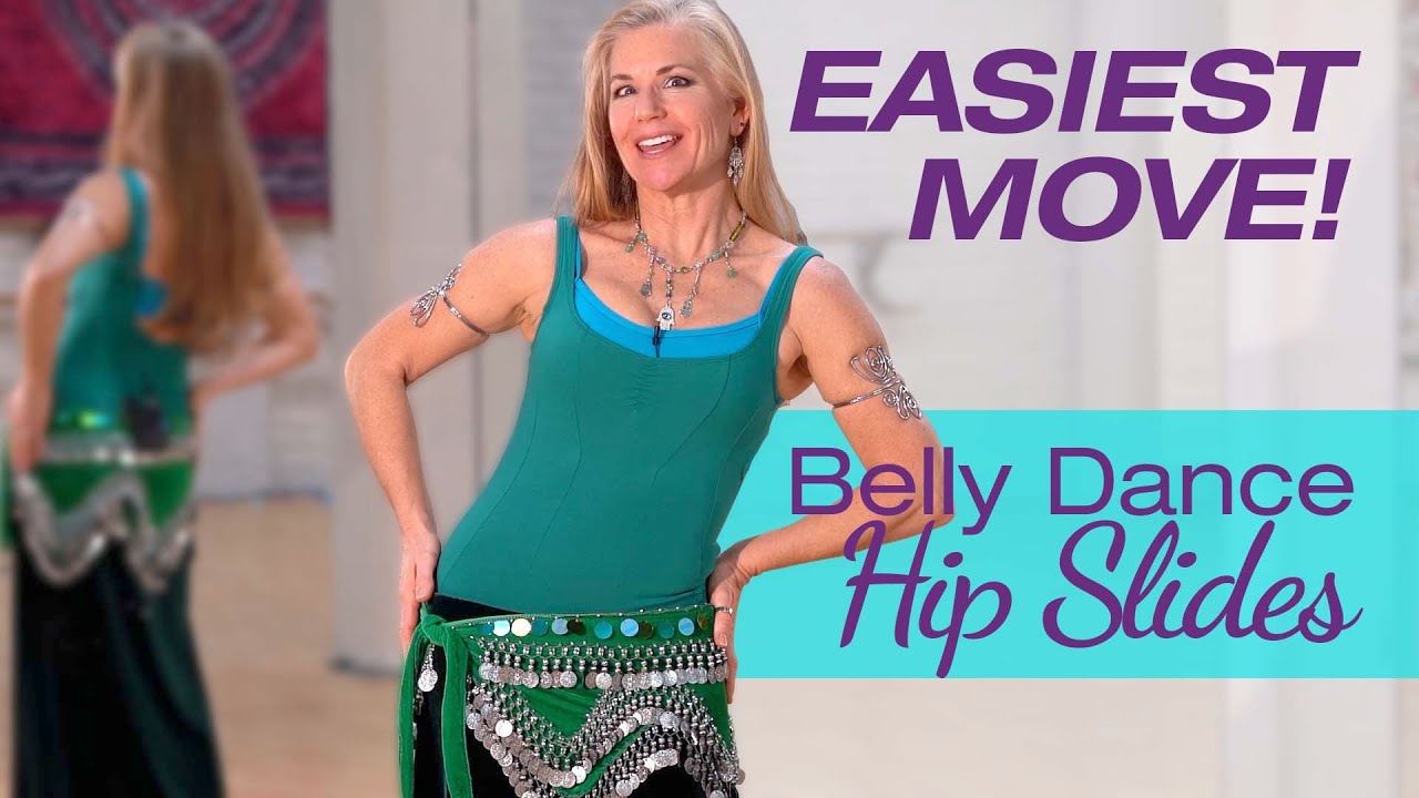 EASIEST Belly Dance Step - Hip Slide (Tutorial)