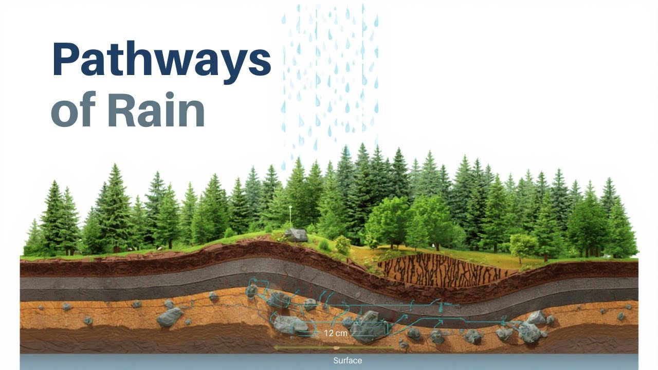 Pathways of Rain: Runoff and Infiltration Dynamics