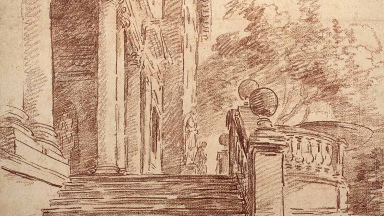 Hubert Robert: discover four exceptional red chalk drawings