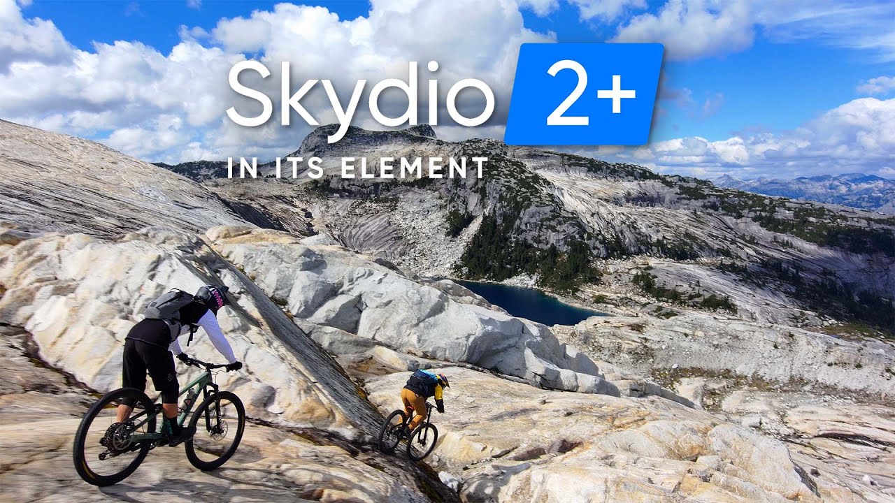 Skydio 2+ In Its Element -  Mountain Biking Slab Heaven, B.C.