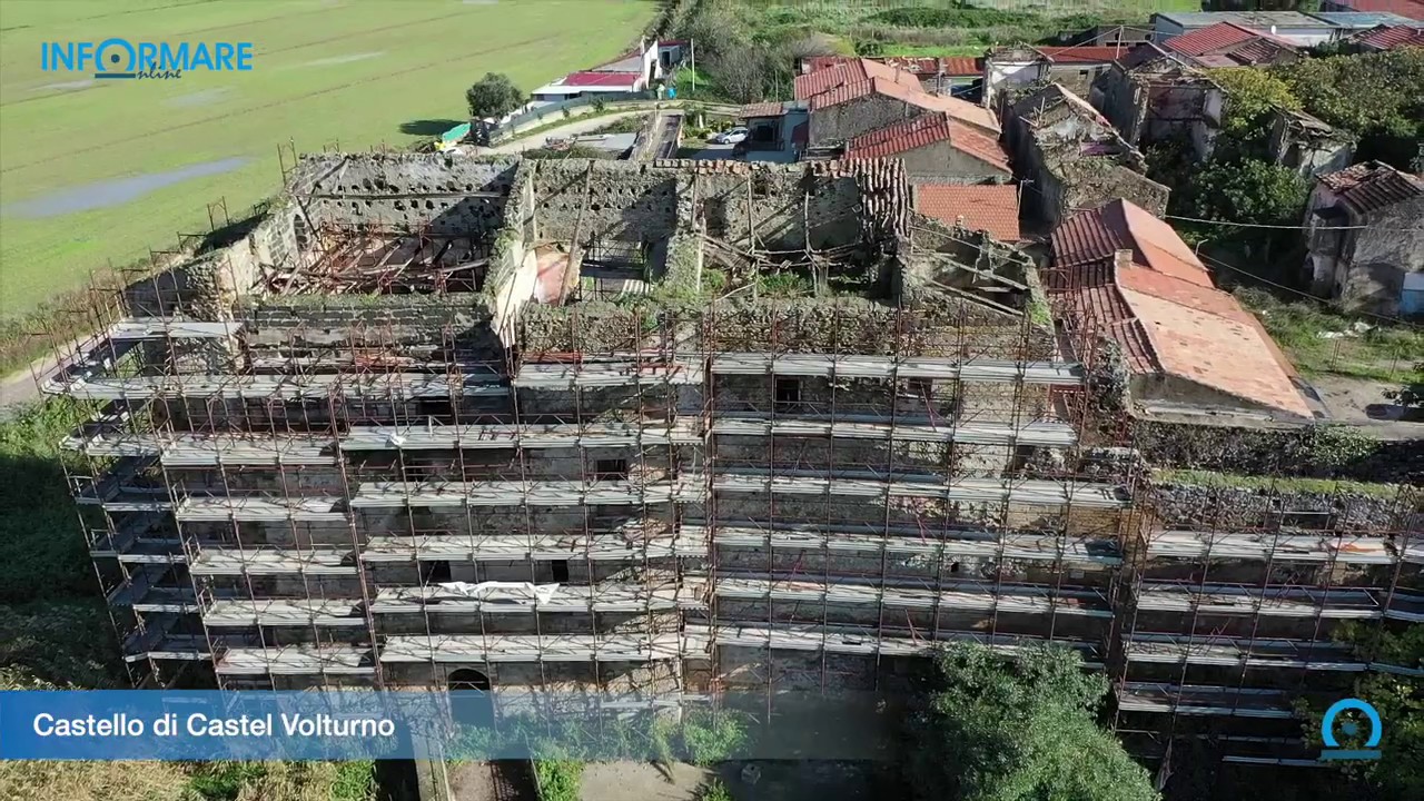 Castel Volturno: le condizioni del Castello dopo il crollo