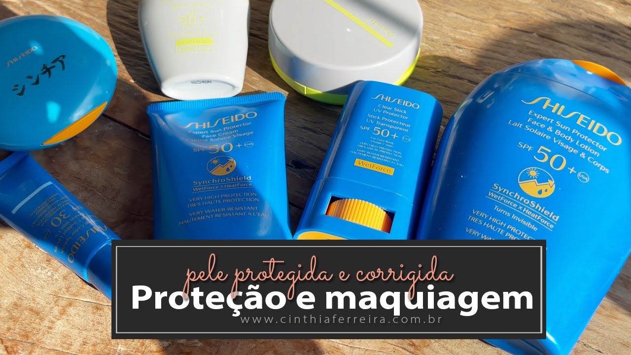 Minha base de proteção solar favorita, os lançamentos de Shiseido e uma promo incrível.