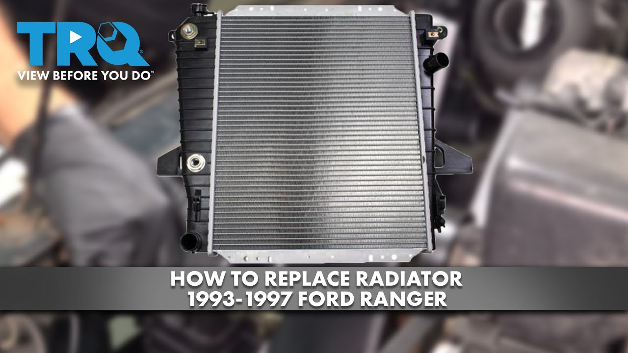 How to Replace Radiator 1993-1997 Ford Ranger