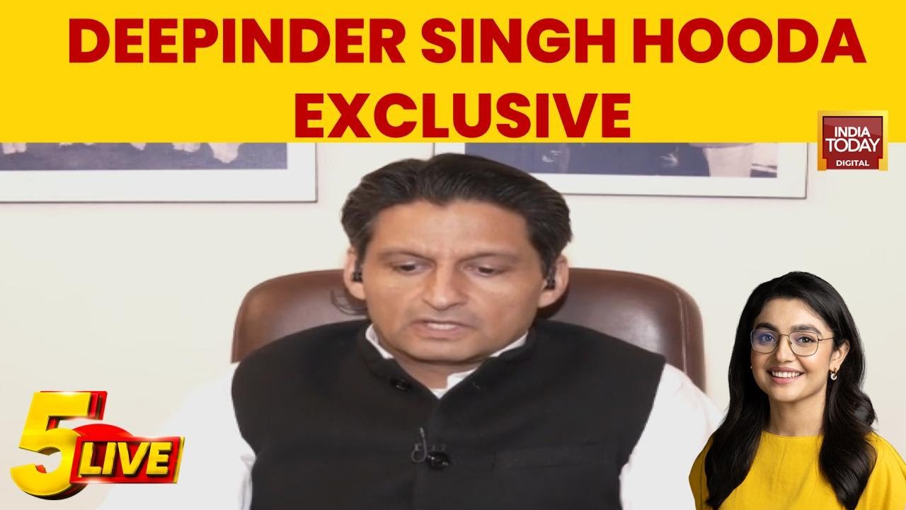 Congress MP Deepender Hooda Exclusive |  Slams Centre For Ignoring Pollution Crisis In Parliament