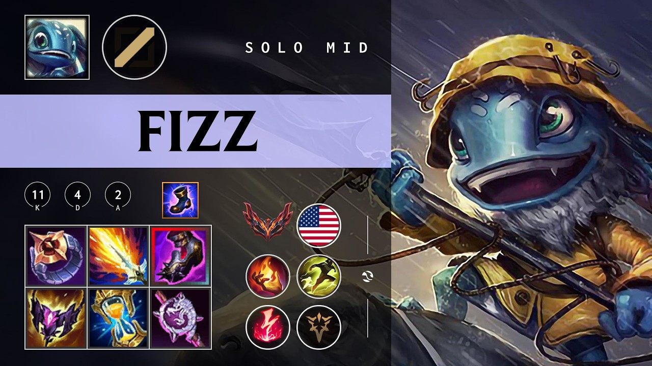 Fizz Mid vs Zed - NA Grandmaster Patch 26.03