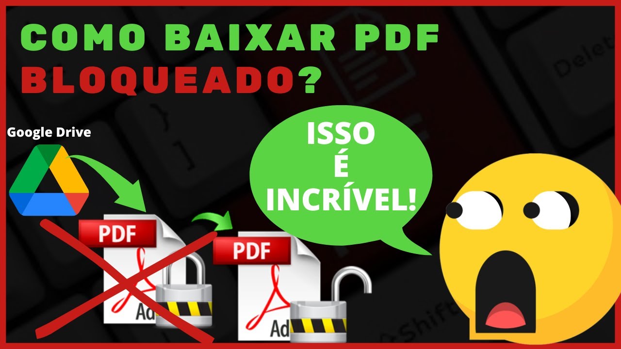 Como Baixar PDF Bloqueado em 2024 | Passo a Passo para Desbloquear PDFs R&aacute;pido e F&aacute;cil
