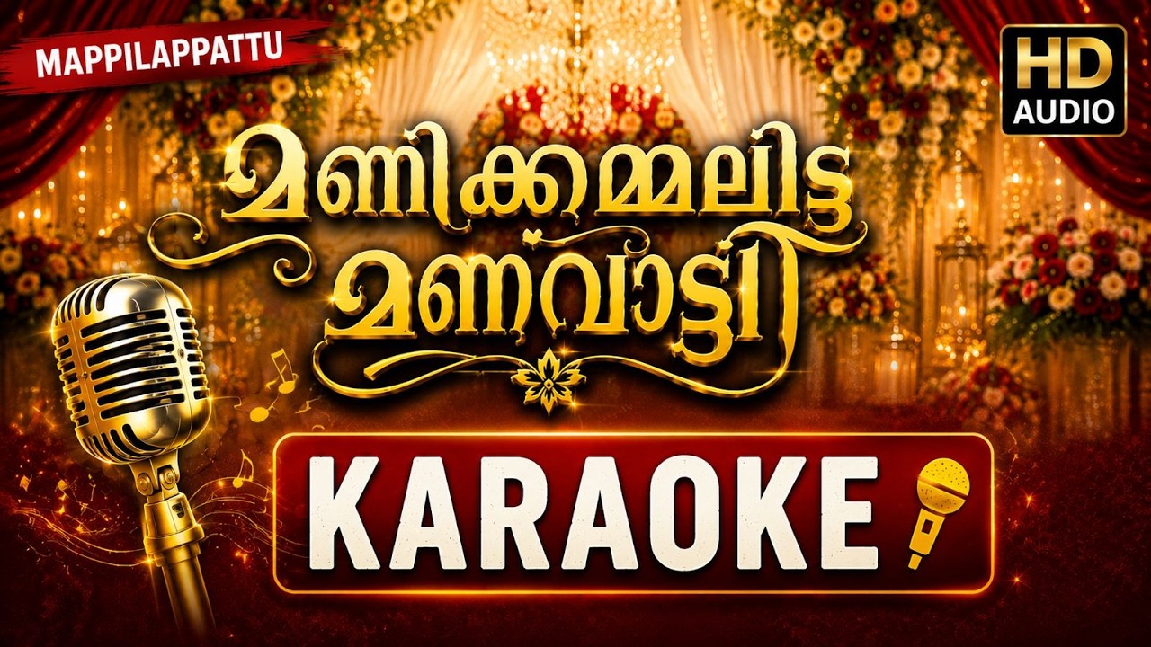 Manikkammal l official karaoke with Lyrics l wavenest sound design studio