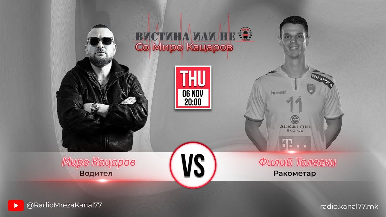 Филип Талески во &bdquo;Вистина или Не&ldquo; со Миро Кацаров - С01 Е01