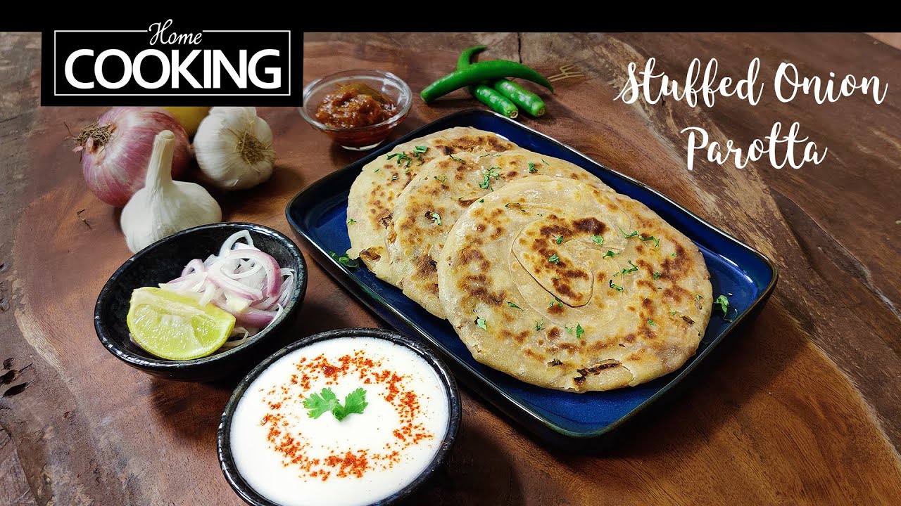 Stuffed Onion Parotta | Indian Bread | Easy Lunch Recipes | Pyaz ka Paratha Recipe | Pyaaz Paratha
