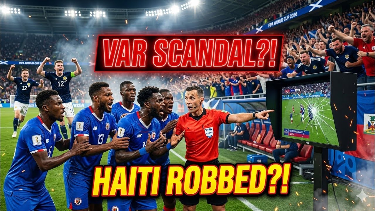 FIFA VAR SCANDAL?! 😱 Haiti ROBBED Against Scotland at World Cup 2026!