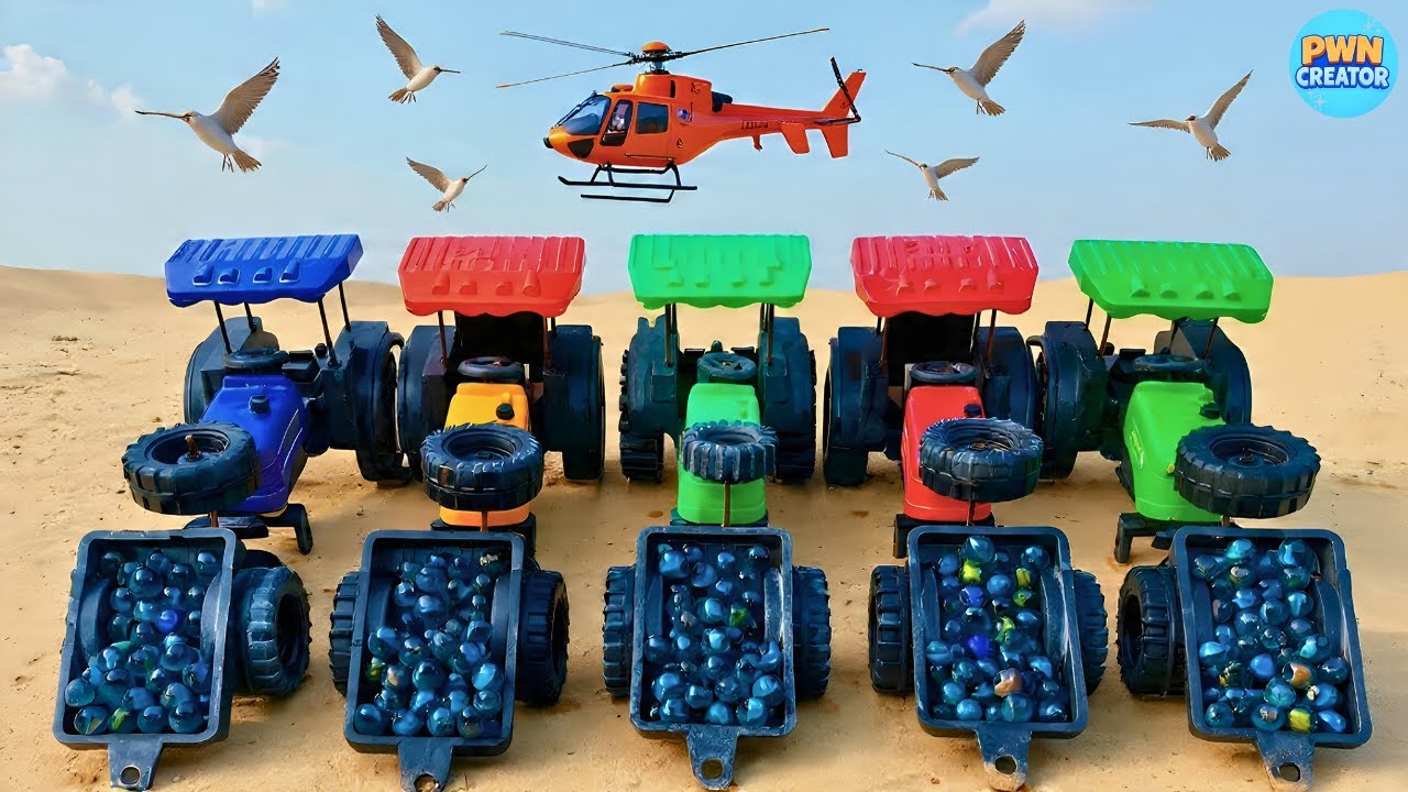 Diy diorama making mini motor water pump science project | Mini Tractor