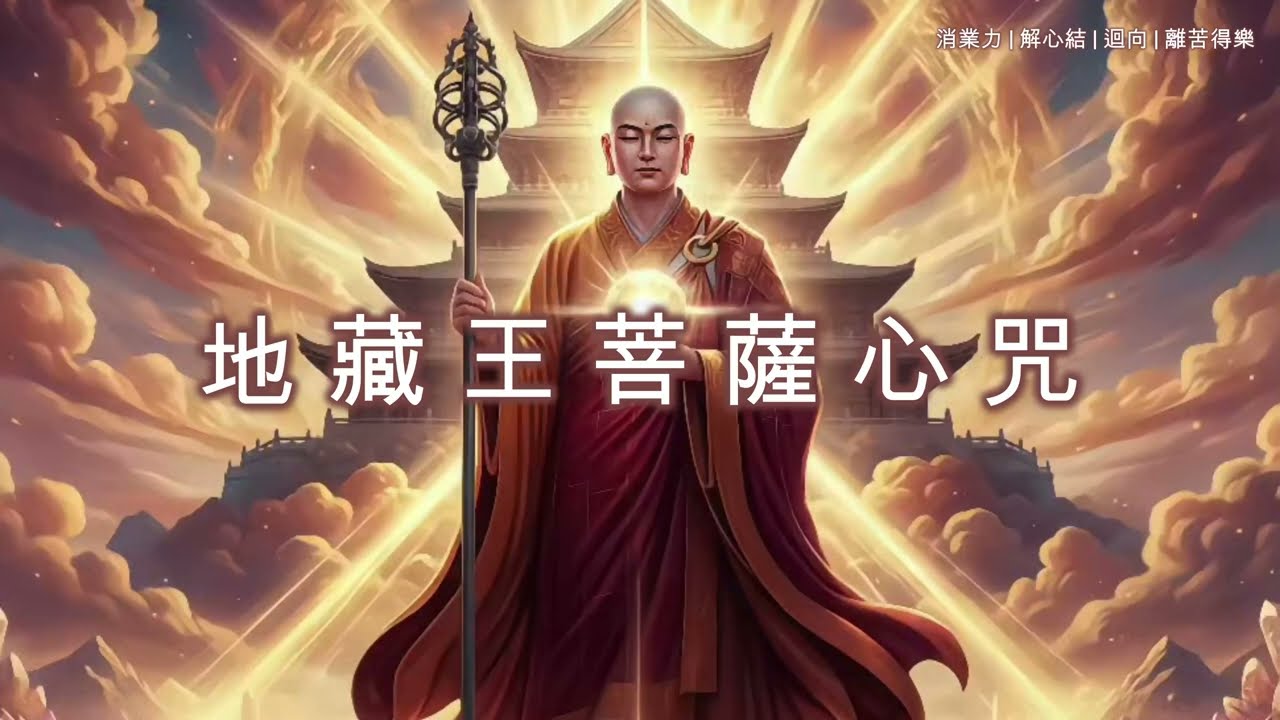 地藏菩薩心咒一小時｜清淨、慈悲、迴向的梵音循環｜1-Hour Ksitigarbha Mantra Chanting