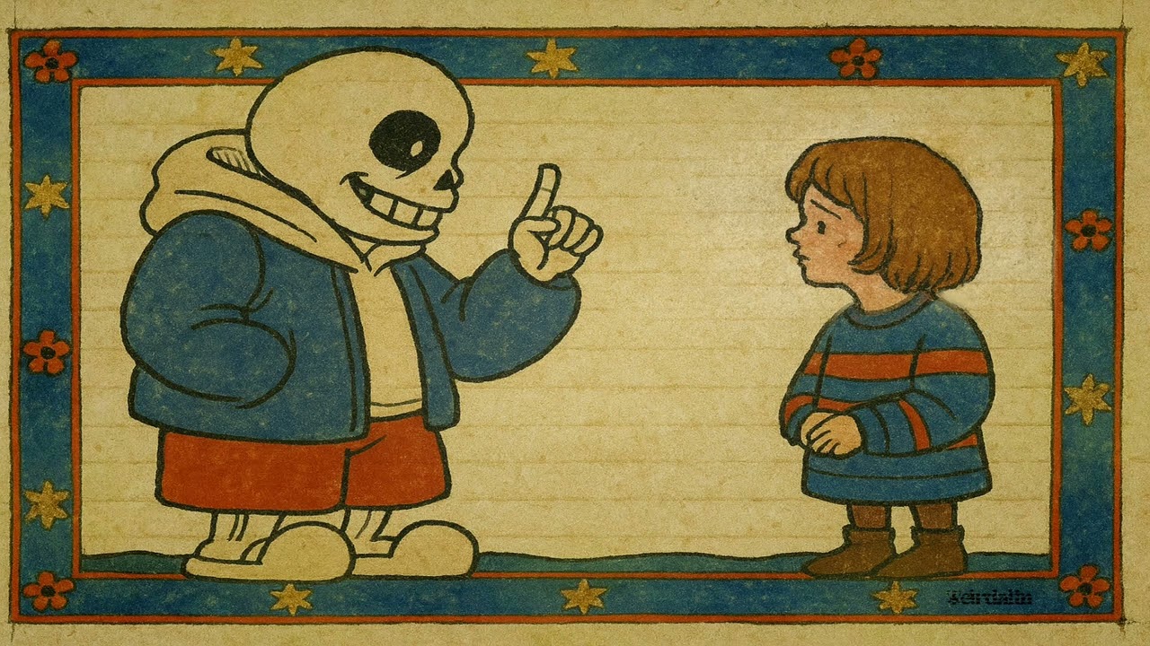 When the bard suddenly starts playing Sans.