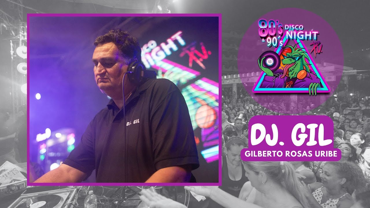 Dj. Gil, set retro con tornamesas 90´s del evento en Puerto Vallarta, Jal 4 de mayo 2025.