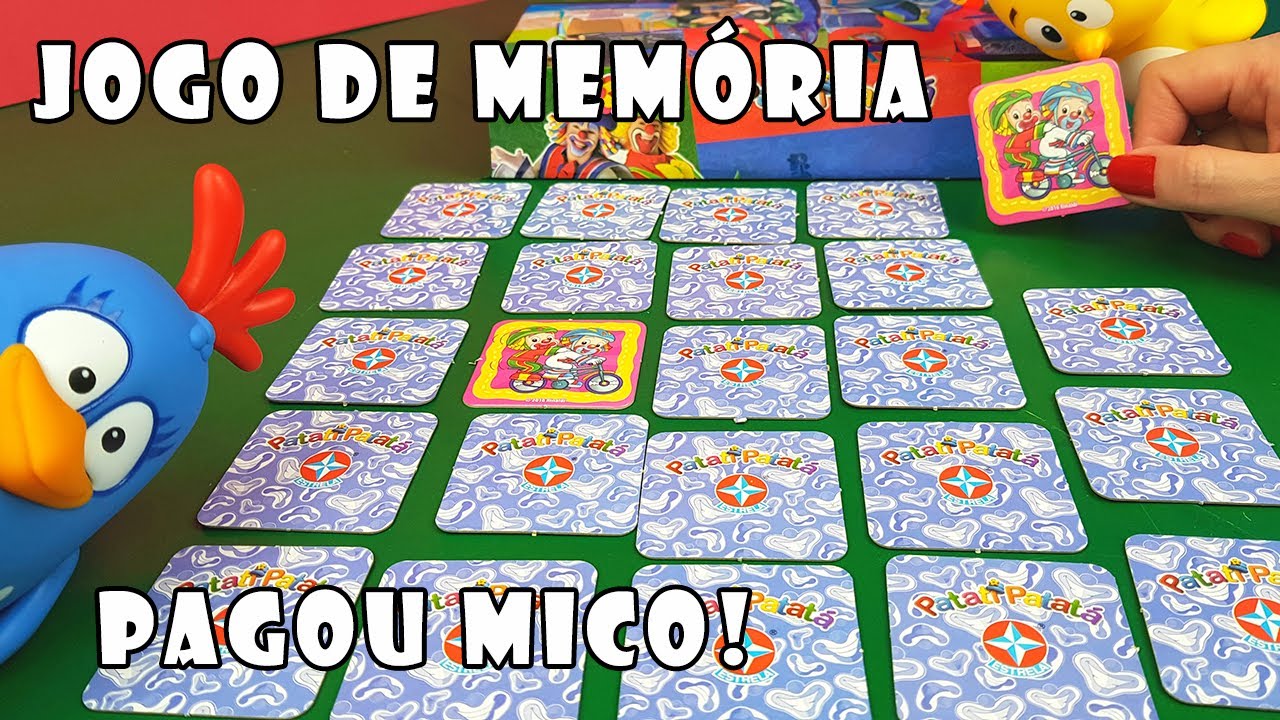 Pagou MICO No Jogo De Memória Patati Patatá! Tia Flá X Produção