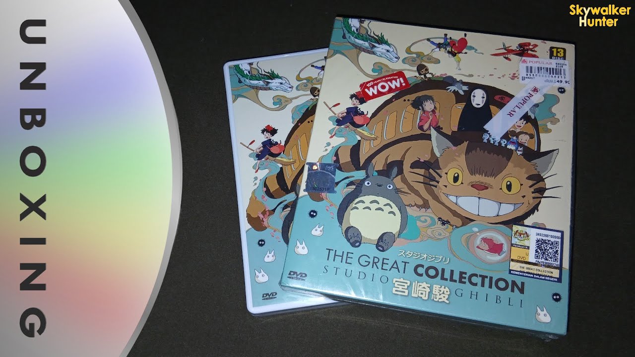 Studio Ghibli Collection DVD Boxset Unboxing