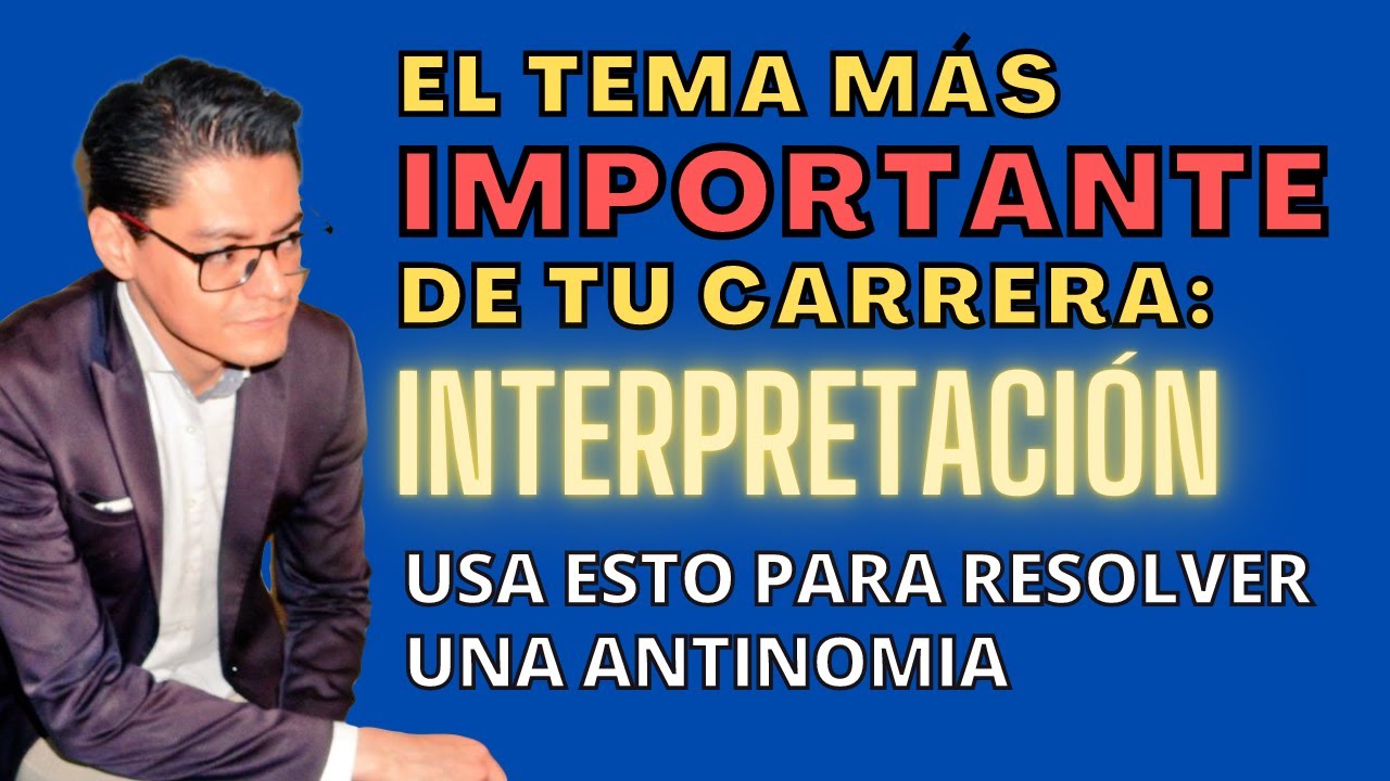APRENDE INTERPRETACIÓN JURÍDICA
