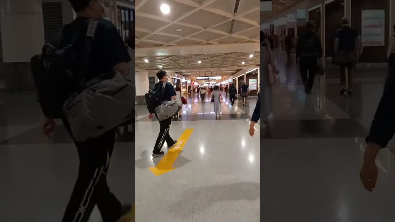 板橋車站-高鐵轉乘板南線動線Transfer from HSR to Blue Line at Banqiao Station 🚄🚇🟨🟦