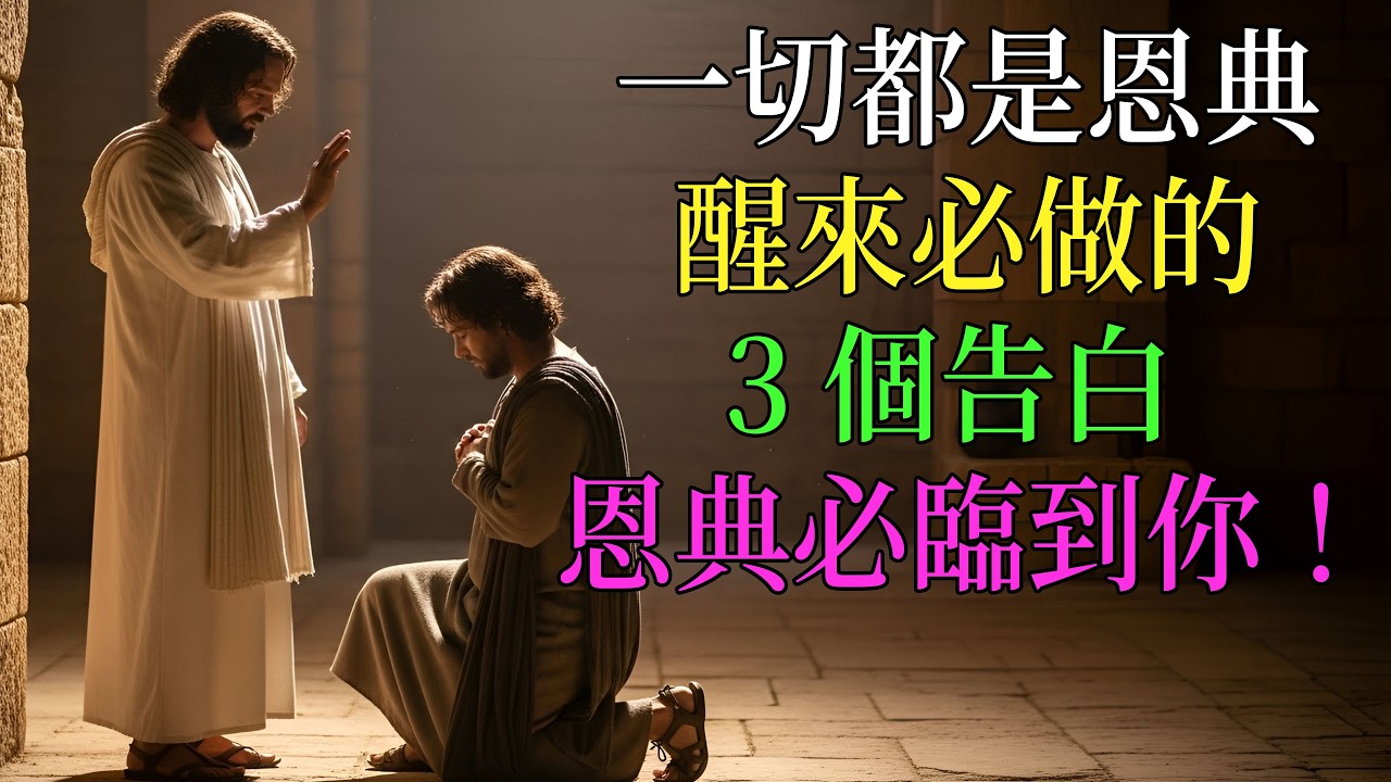 每天早晨3分鐘！理所當然的事一件也沒有：這3個告白讓你體會「一切都是恩典」