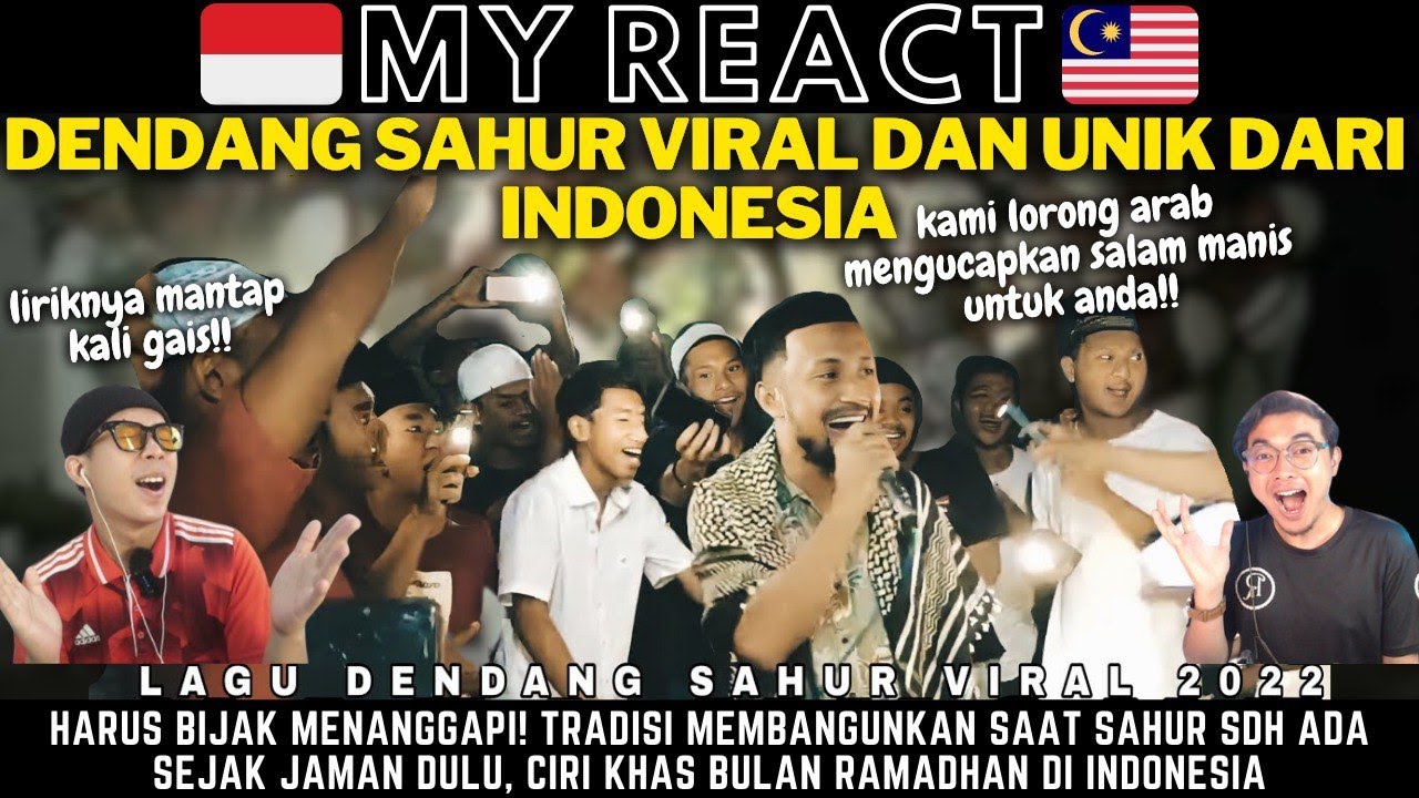 ASYIKK!!! KITA SEKALI IKUTAN BERDENDANG! DENDANG SAHUR VIRAL TERUNIK DARI INDONESIA